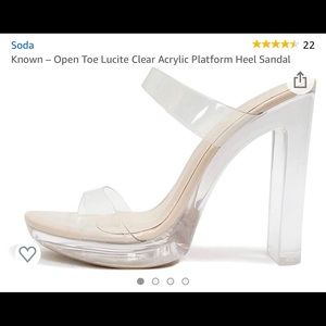 Clear Heels